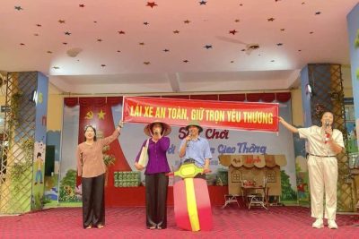 BÀI TRUYỀN THÔNG VỀ AN TOÀN GIAO THÔNG CHO TRẺ MẦM NON