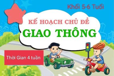 MỤC TIÊU CHỦ ĐỀ GIAO THÔNG – KHỐI 5 TUỔI