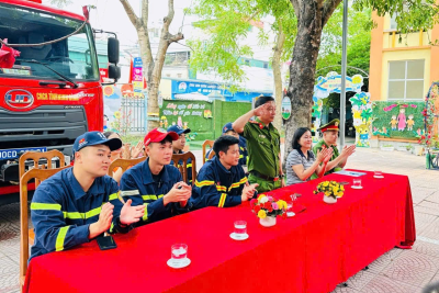 Chương trình tuyên truyền trải nghiệm kỹ năng phòng cháy và CNCH năm học 2025-2026