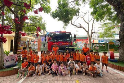 Ảnh chương trình tuyên truyền kỹ năng phòng cháy và CNCH năm học 2025-2026